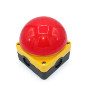 Drukknop paddestoel terugverend rood