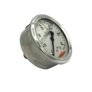 Manometer 0-60 BAR ¼" vloeist. achter