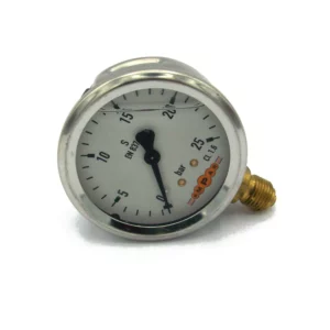 Manometer 0-25 BAR ¼" vloeist