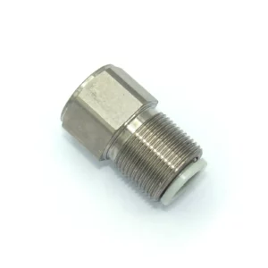 Rechte koppeling 8x¼" Bi