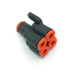 Y-stuk dubbel 4mm