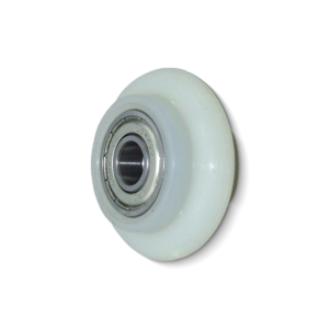 Monorailwiel 47, wit nylon KO10